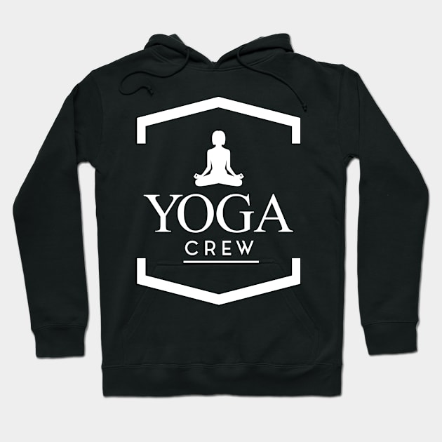 Yoga Crew (white) Hoodie by nektarinchen